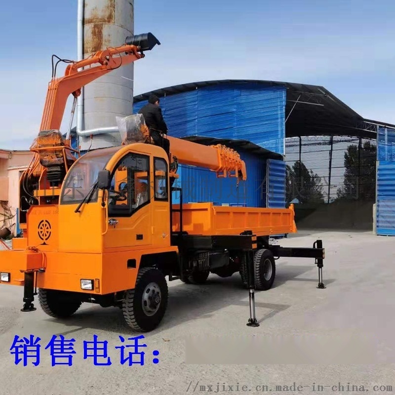 三馬子平板隨車吊 四不像吊挖一體機(jī) 殯葬車定做