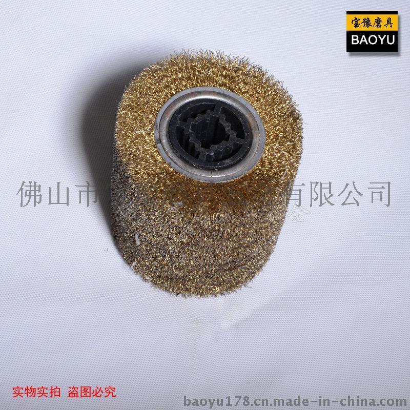 廠家直銷拉絲機鋼絲輪，木材開放漆鋼絲輪，研磨輪鋼絲輪