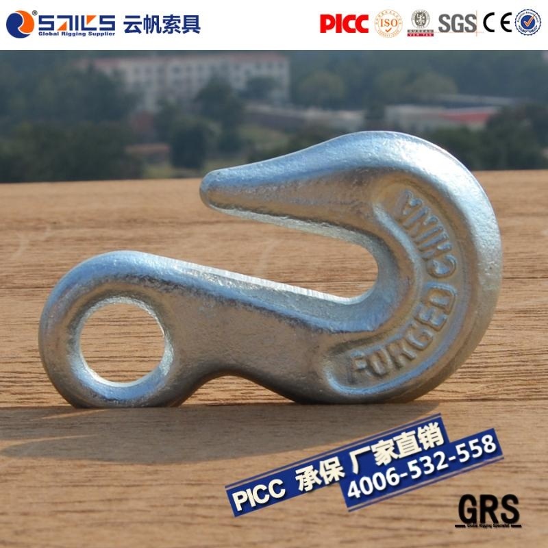 廠(chǎng)家直銷(xiāo) 美式高強(qiáng)度碳鋼起重貨鉤吊鉤規(guī)格H-330 量大優(yōu)惠