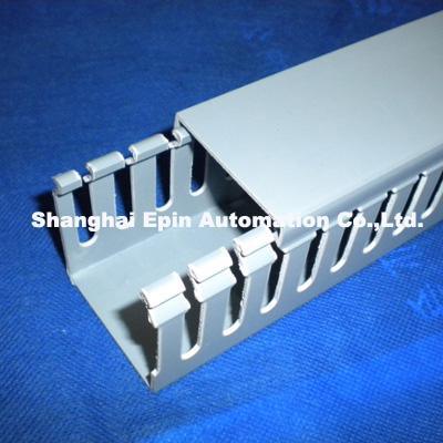 EPIN淺藍色帶齒PVC線槽（Wring duct open slotted）