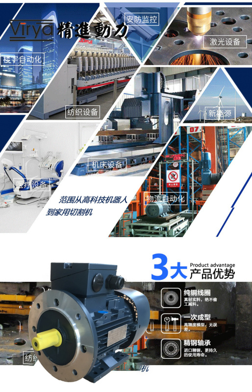 供應(yīng)Y2A 112M-6-2.2KW鋁殼電機(jī)廠家