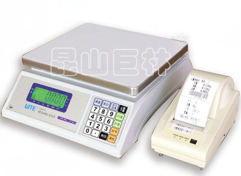 臺(tái)灣聯(lián)貿(mào)帶打印電子秤 不干膠打印電子稱 包裝倉(cāng)庫(kù)  打印秤