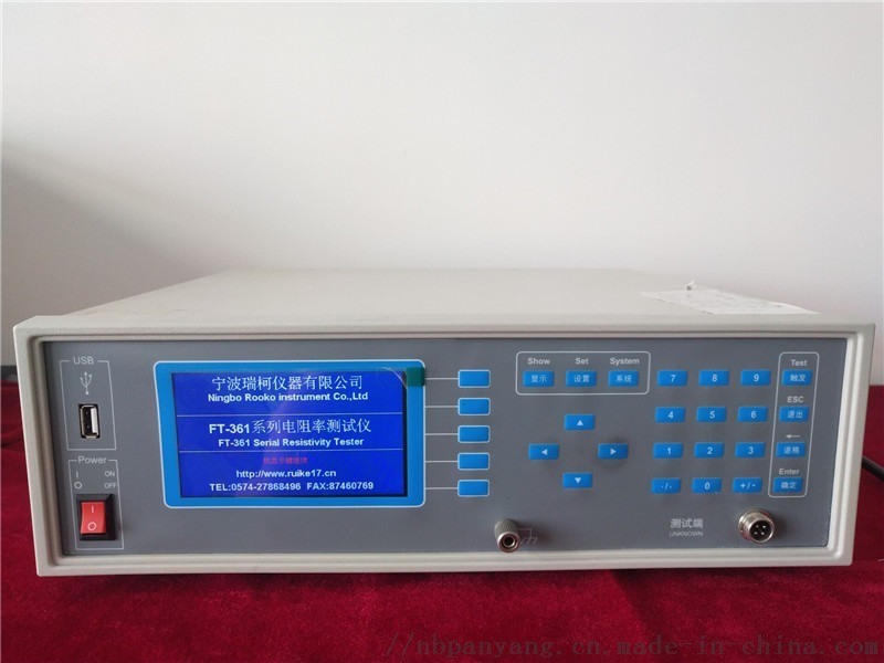 FT-340雙電測(cè)電四探針?lè)阶桦娮杪蕼y(cè)試儀