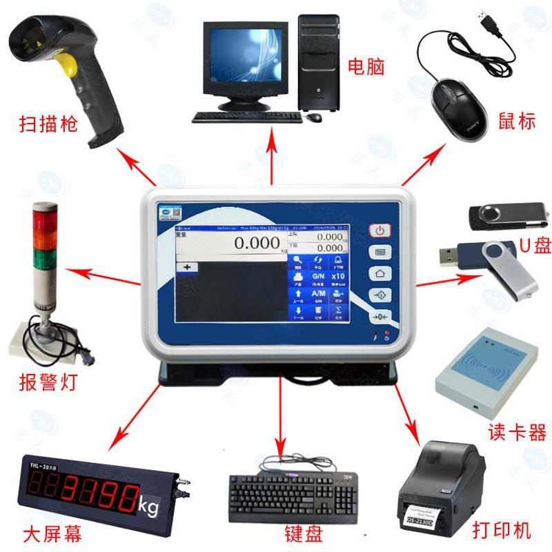 智能型計(jì)數(shù)計(jì)重功能電子秤 帶USB接口電子稱 30kg觸摸屏電子秤