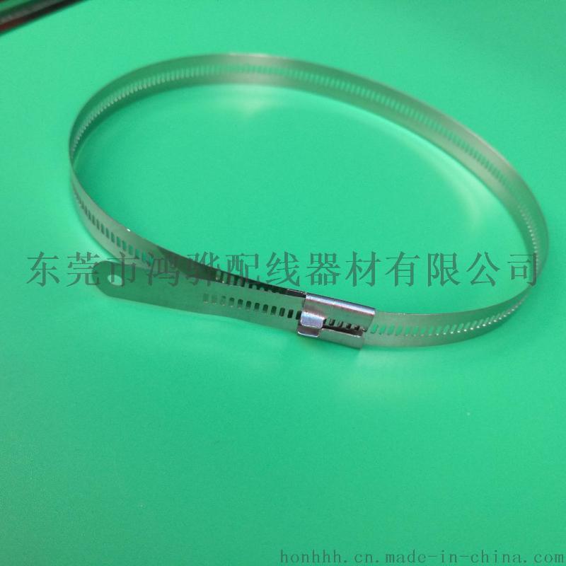 大量供應304材質(zhì)不銹鋼緊鎖扎帶 船用扎帶